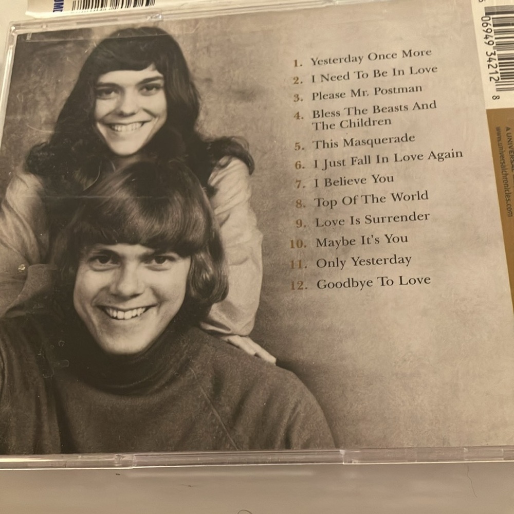 Carpenters cd - Picture 2 of 2